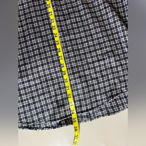 St John’s Bay Shirt ST. JOHN'S BAY mens dress shirt BLACK GREY Large Cotton - Picture 14 of 16